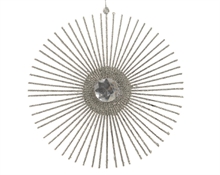 PENDENTE PER ALBERO DI NATALE 15CM ARGENTO