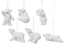 ORSO POLARE IN POLIESTERE DA APPENDERE 1 PZ ASSORTITO
