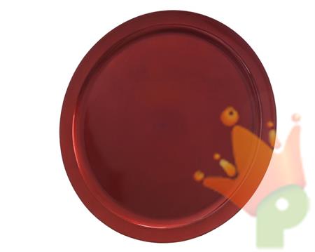 PIATTO DECORATIVO ROSSO