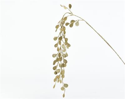 RAMO PENDENTE GLITTER ORO 3X13X105CM