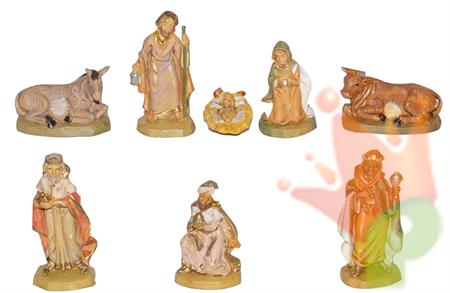 SET NATIVITA' 7CM LUX 8PZ