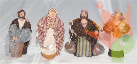 SET PASTORI 12CM VESTITI 4PZ