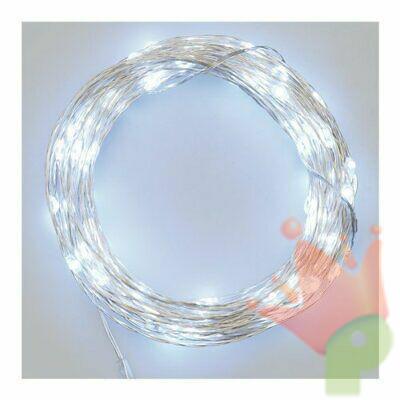 LUCI DI NATALE 100 MICROLED BIANCO FREDDO