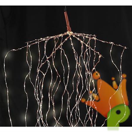 CASCATA DI LUCE H.140CM 3D COPPER METALLO MARRONE 672 MICROLED
