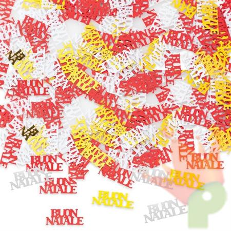 CORIANDOLI IN PLASTICA BUON NATALE 15GR