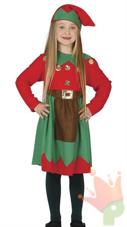 COSTUME ELFO BAMBINA TG. 7-9 ANNI