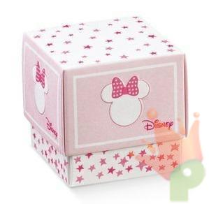 SCATOLINA 50X50X50 MM MINNIE STARS 10PZ