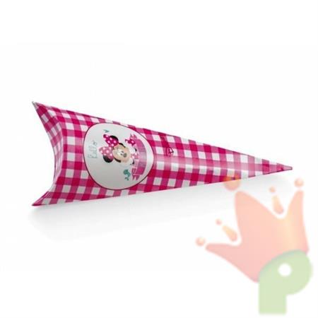 CONO PORTARISO 190 MM MINNIE PARTY ROSA 10PZ