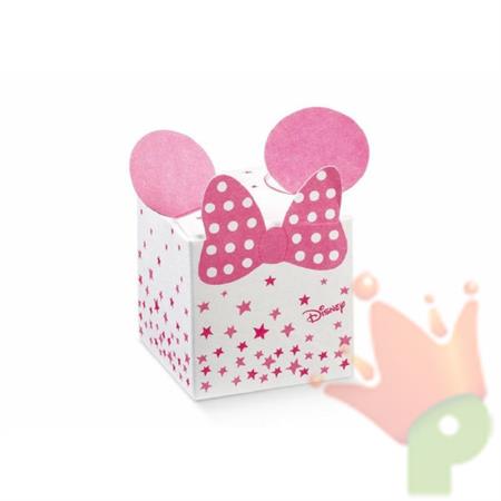 SCATOLINA 50X50X50 MM MINNIE STARS 10PZ