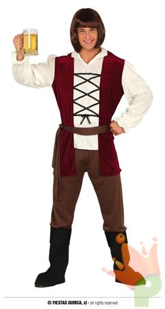 COSTUME LOCANDIERE ADULTO TAGLIA  52 54