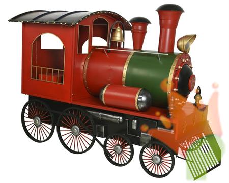 TRENINO LOCOMOTIVA LATTA CON LED
