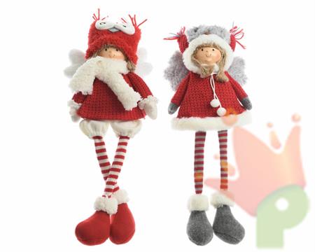 ANGIOLETTO IN PELUCHE CON GAMBE PENSILI
