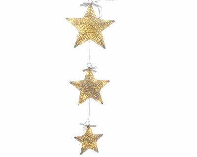 GHIRLANDA STELLA 3 PZ LED