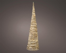 CONO LED 28X28X120CM RATTAN 72LED