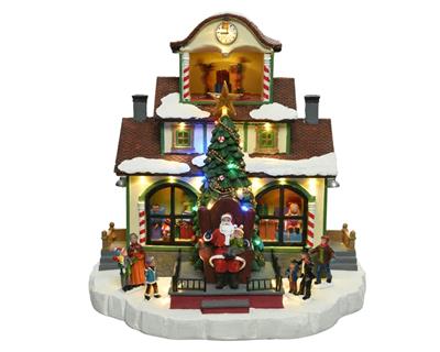 CASA BABBO NATALE LUMINOSA 8