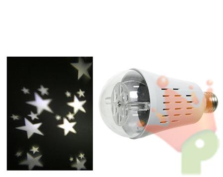 LAMPADINA PROIETTORE STELLINE BIANCO CALDO E27