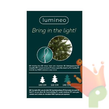 CASCATA MICROLED PER ALBERO DA 240 CM BIANCO FREDDO