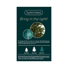 CASCATA MICROLED PER ALBERO DA 240 CM BIANCO FREDDO