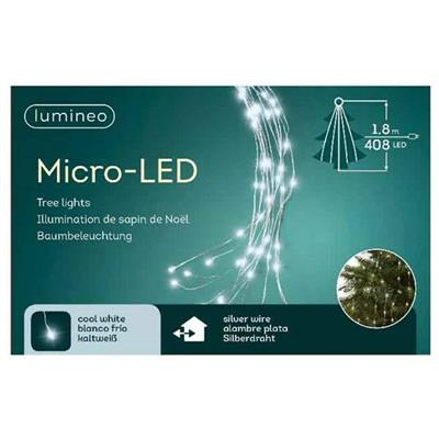 CASCATA MICRO LED 480 LED PER ALBERO DA 180 CM