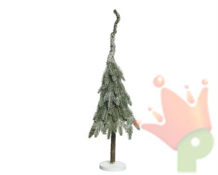 MINI ALBERO INNEVATO CON CIMA DI MUSCHIO