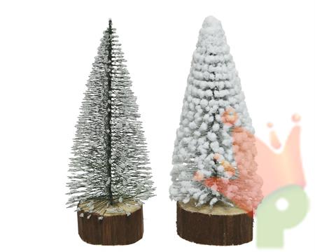 ALBERO MINI 28 CM WOODEN FOOT 2 COL ASS