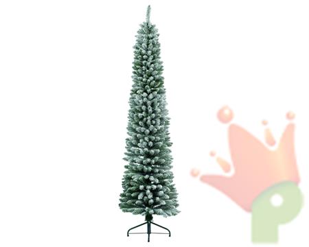 ALBERO DI NATALE INNEVATO SLIM 300 CM SNOWY PENCIL PINE