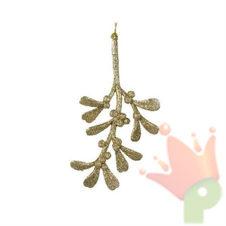 RAMO DA APPENDERE ORO GLITTERATO