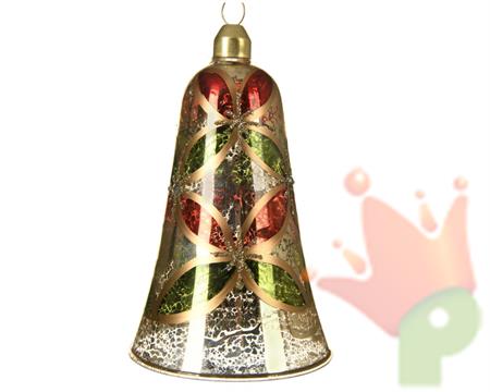 PENDENTE CAMPANA DECORATIVA CM 8X13