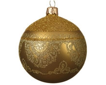 PALLINA ORO CON DECO 8 CM