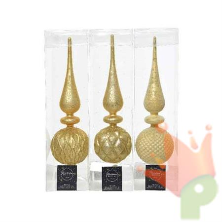 PUNTALE ORO OPACO ASSORTITO 8 X 31 CM