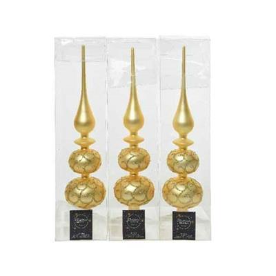 PUNTALE ORO DECORAZIONI ASS 8 X31 CM
