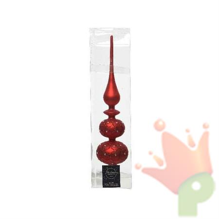 PUNTALE ROSSO 8X35 CM CON STRAS
