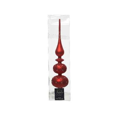 PUNTALE ROSSO 8X35 CM CON STRAS