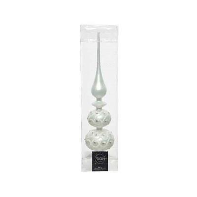 PUNTALE BIANCO CON DECORI 8X30