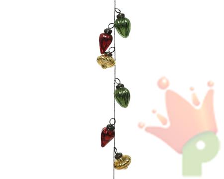 GHIRLANDA PALLINE VINTAGE 2X150 CM
