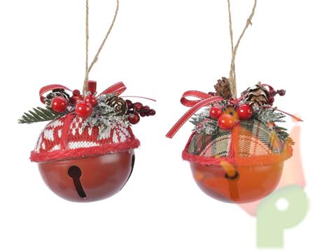 PENDENTE CAMPANA CON APPLIQUE