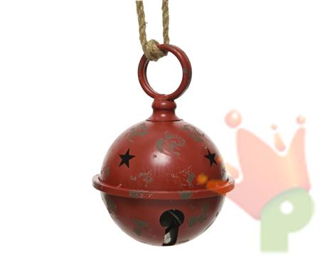 CAMPANA ROTONDA ROSSA 13,2 X 21 CM
