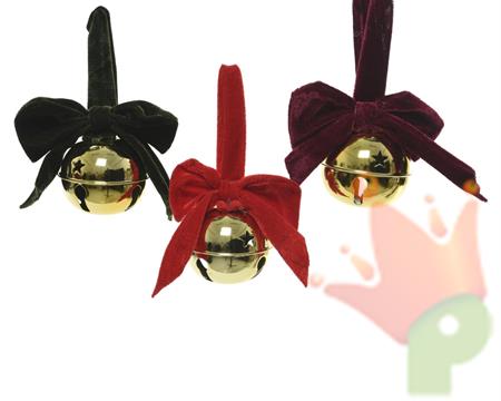 PENDENTE CAMPANA VELLUTATA COLORI ASS