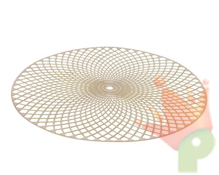 CENTROTAVOLA PVC DORATO