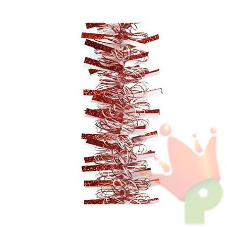 GHIRLANDA BICOLOR BIANCO ROSSO 7,5X200 CM