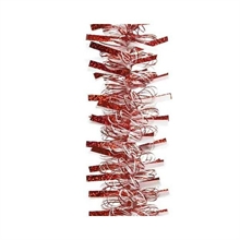 GHIRLANDA BICOLOR BIANCO ROSSO 7,5X200 CM
