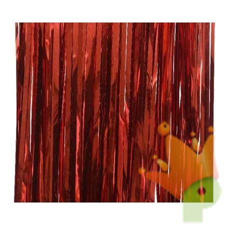 TENDINA DI CAPELLI D'ANGELO ROSSA 90X200 CM
