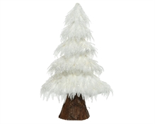 ALBERO BIANCO INNEVATO CON TRONCO NATURALE