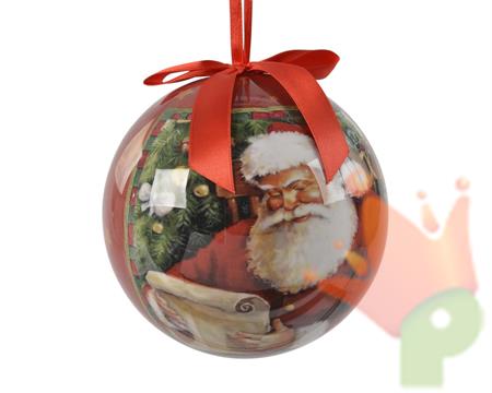PALLINA SANTA CLAUS 15 CM