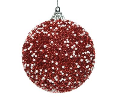 PALLINA ROSSO E BIANCO 8 CM
