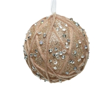 PALLINA BEIGE SCURO 8 CM