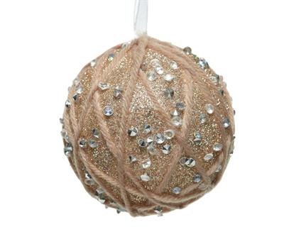 PALLINA BEIGE SCURO 8 CM