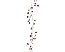 GHIRLANDA IN ACRILICO CON STRASS 120 CM