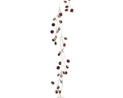 GHIRLANDA IN ACRILICO CON STRASS 120 CM