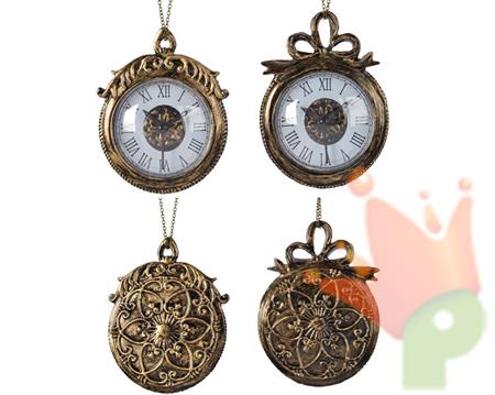 DECORAZIONE OROLOGIO 2 ASS 13 CM